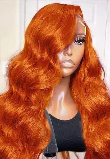 Ginger Body Wave Transparent Lace Wigs