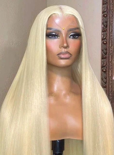 613 Straight Transparent Lace Wig